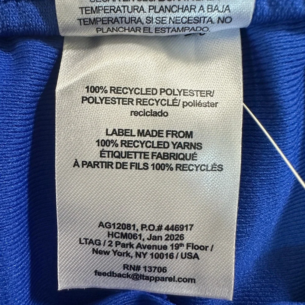 Adidas Sereno Boys Athletic Shorts Size Youth XL 18/20 Blue Polyester Pockets